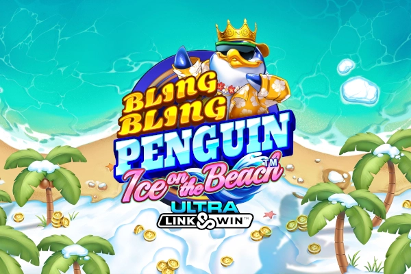 Bling Bling Penguin: Ice On The Beach